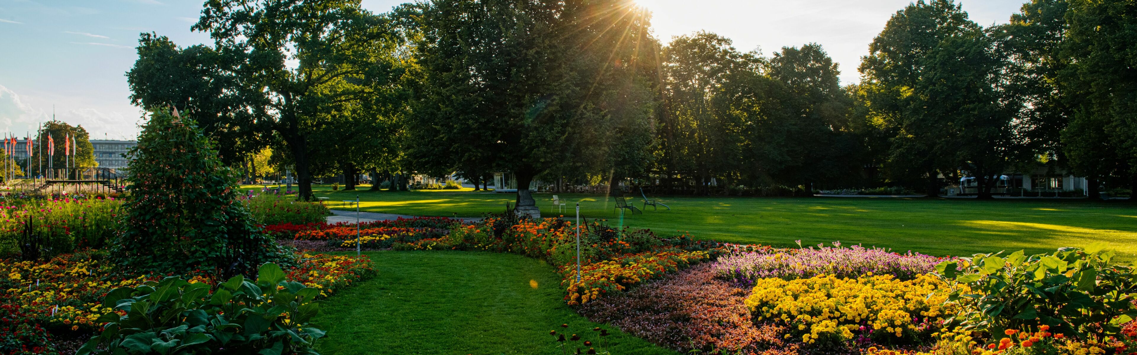 Garten und Freizeitpark egapark Gut mit Zug